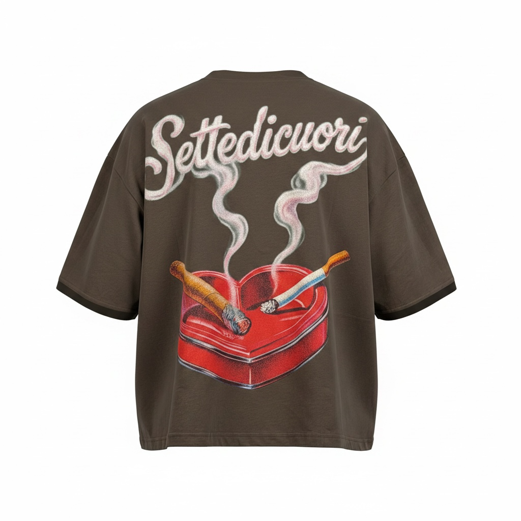 7DICUORI TEE "POSACENERE”