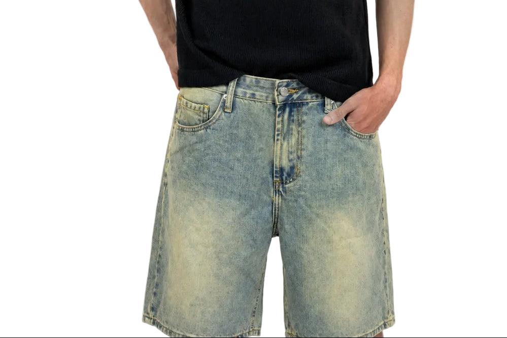 GT-SHORT DENIM SABBIA WASH
